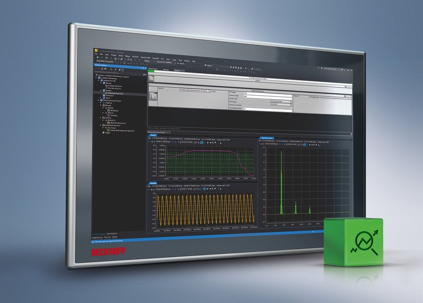 TwinCAT Analytics expanded with easy-to-configure condition monitoring functions